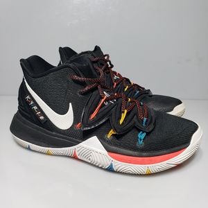 Nike Kyrie 5 Friends Black/White-Multi-Color Men's Size 8.5
